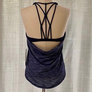 LULULEMON Raise The Barre Tank Navy Size 6 BNWT